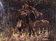 Nicolae Grigorescu Gypsies with Bear Spain oil painting artist